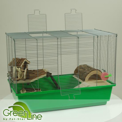 Pet-Star Hamster-/Mäusekäfig GREEN LINE 4