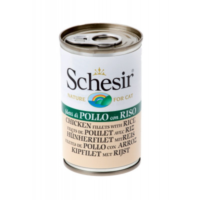 Schesir Cat Hühnerf.-Reis140gD