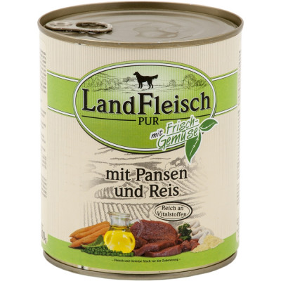 Landfleisch Pansen-Reis 800gD