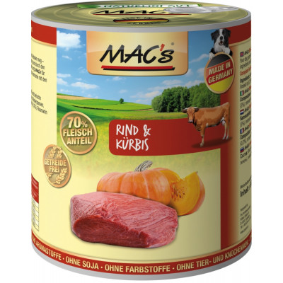 MAC-'s DOG Rind & Kürbis 800g