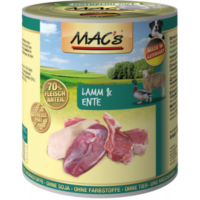 MAC-'s DOG Lamm & Ente 800g