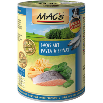 MAC-'s DOG Lachs & Spinat 400g