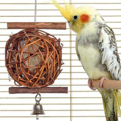 Karlie Wooden Bird Ball -...