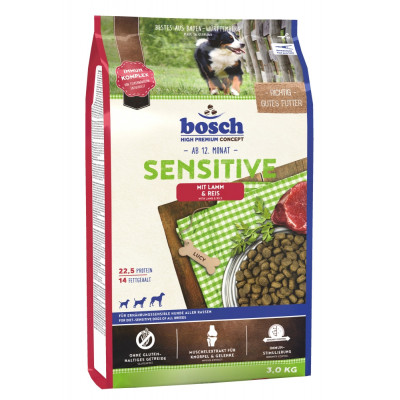 Bosch Sensitive Lamm+Reis 3kg