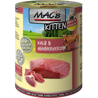 Macs Kitten Kalb+Hühnhrz....