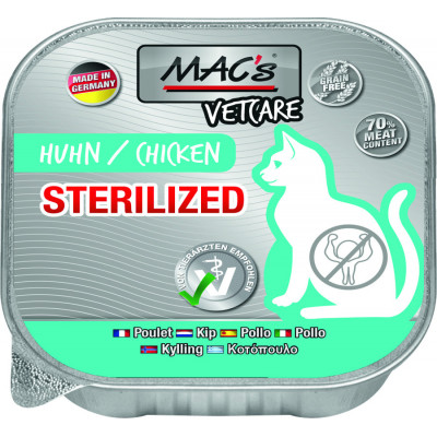 Macs Cat VetC.Huhn Steri.100gS