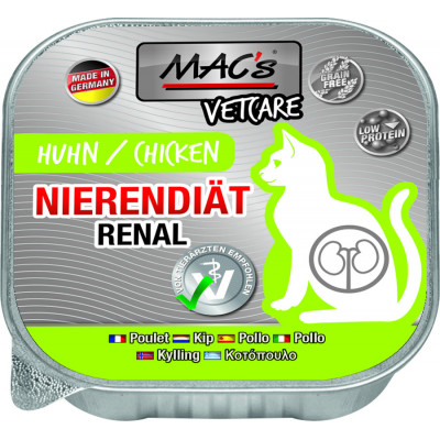 Macs Cat VetC.Huhn Niere.100gS