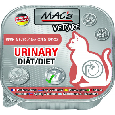 Macs Cat VetC.Urin.Huhn+Pu...