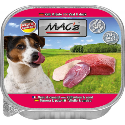 MAC-'s DOG Kalb & Ente 150g