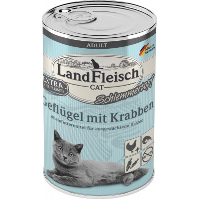 LaFl.Cat Topf Gefl+Krabb.400gD