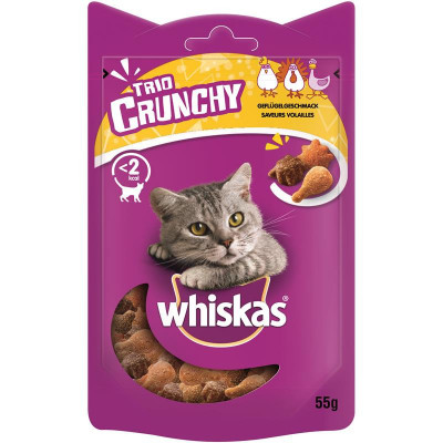 Whiskas Trio-Cru Huhn+Pu+En55g