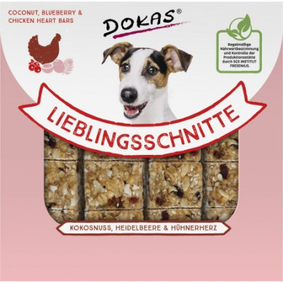 Dokas Lieb Kokos+Huhnherz 80g
