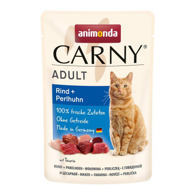 Carny Adult Rind+Perlhuhn 85gP