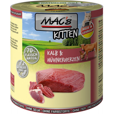 Macs Kitten Kalb+Hühnhrz....