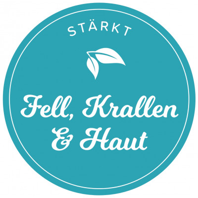 BIO-Kräutermischung für Hunde - Futterergänzung zur Stärkung von Fell, Krallen & Haut in Apothekenqualität und Vegan