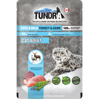 Tundra Cat Pute+Wild 85gP