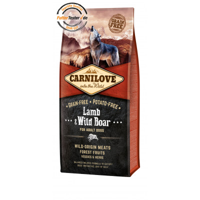 Carnilove Lamb+Wild Boar 12kg