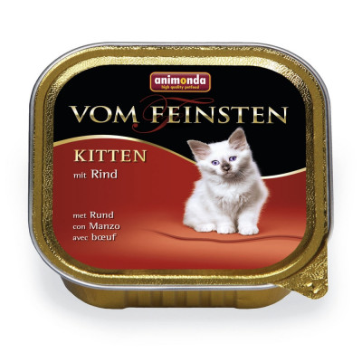 V.F.Kitten mit Rind    100 g S