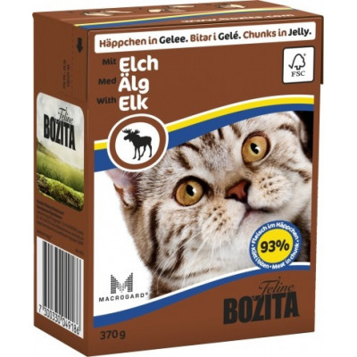 Bozita Cat Häpp.Gel.Elch 370gT