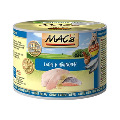 Macs Cat Lachs+Hühnchen 200gD