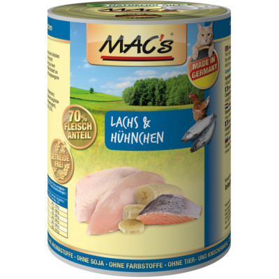 Macs Cat Lachs+Hühnchen 400gD