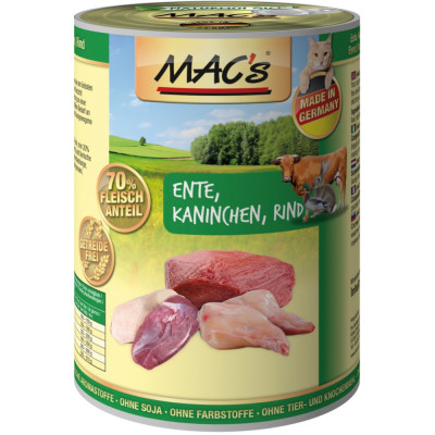 Macs Cat Ente-Kanin-Rind 400gD