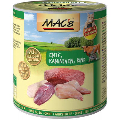 Macs Cat Ente-Kanin-Rind 800gD